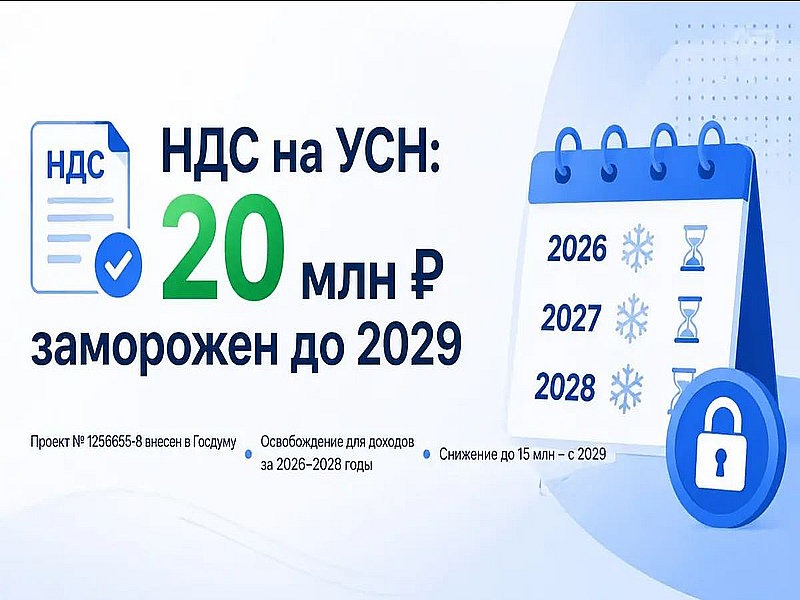 НДС на УСН заморожен!.